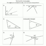 12 7Th Grade Angles Questions Worksheet Grade Triangle Worksheet