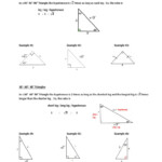 30 30 60 90 Triangles Worksheet Education Template