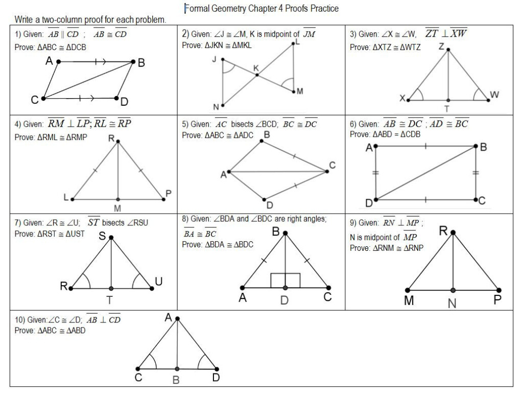 30 Triangle Congruence Worksheet Pdf Education Template