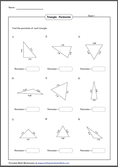 31 Perimeter Find The Missing Side Length Worksheet Free Worksheet 