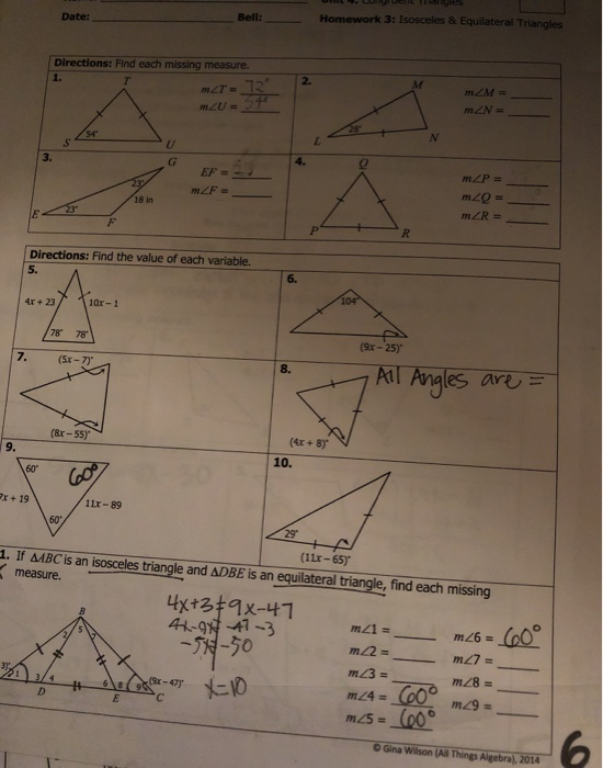 30 60 90 Triangles Worksheet Answer Key Kuta Software TraingleWorksheets