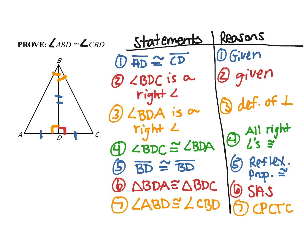 4 6 Using Congruent Triangles CPCTC Math ShowMe