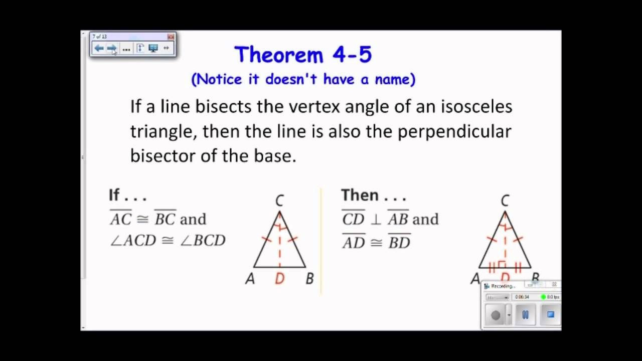 4 9 Isosceles And Equilateral Triangles Worksheet Answers 