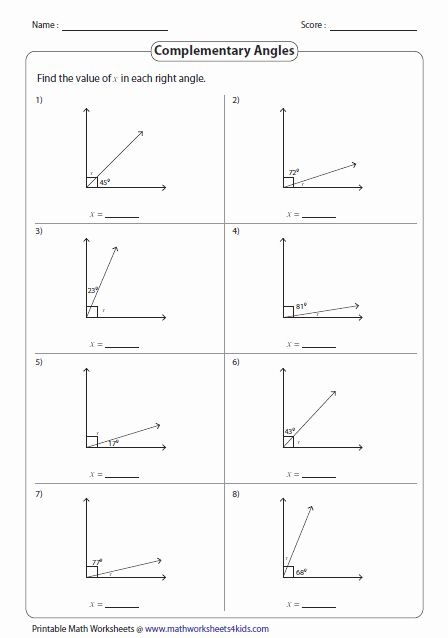 50 Find The Missing Angle Worksheet Chessmuseum Template Library