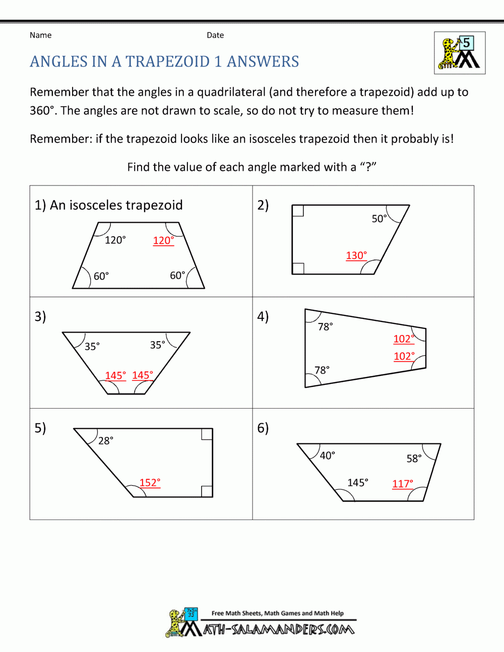 5th Grade Geometry