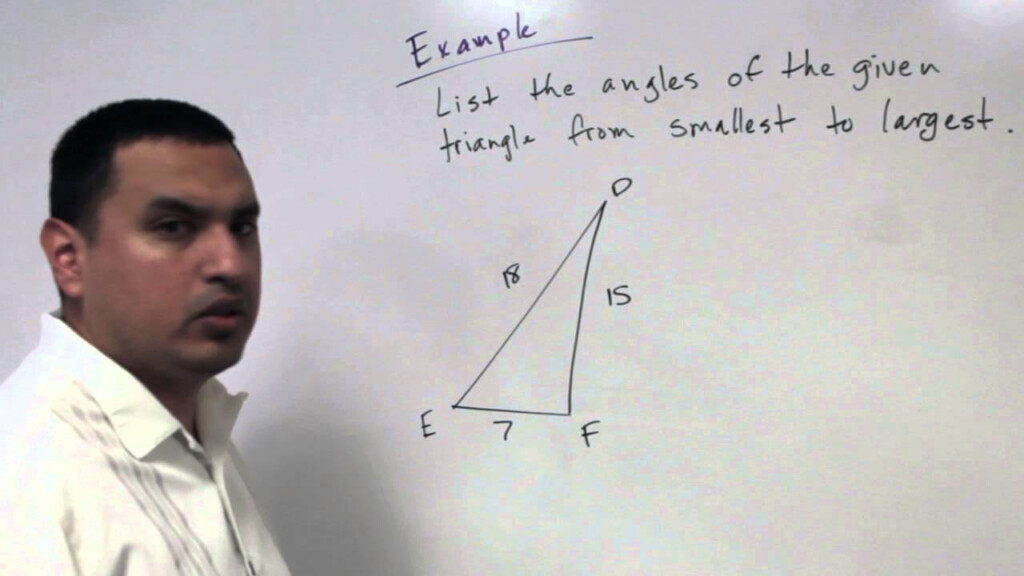6 5 Indirect Proof And Inequalities In One Triangle YouTube
