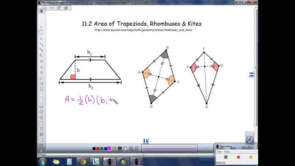 Acc Geometry 11 1 11 2 Area Of Parallelogram Triangle Trapezoid 