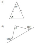 Angles In A Triangle Worksheets And Solutions