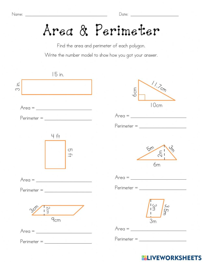 assignment 6 perimeter and area