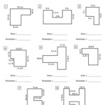 Area And Perimeter Of Polygons Worksheets Math Monks