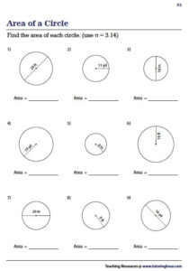 area of triangles worksheet kuta