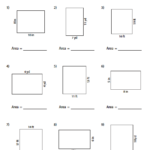 Area Of A Rectangle Worksheets Geometry Worksheets Worksheets