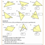 Area Of A Triangle Free Printable Worksheets Learning How To Read