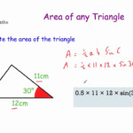 Area Of Any Triangle Corbettmaths YouTube