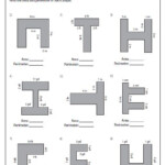 Area Of Composite Figures Worksheet Delibertad Area And Perimeter