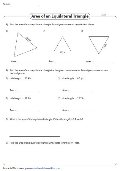 4 5 isosceles and equilateral triangles worksheet