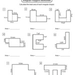 Area Of Polygons Worksheets Math Monks