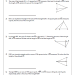 Area Of Triangles Challenging Triangle Worksheet Perimeter Of