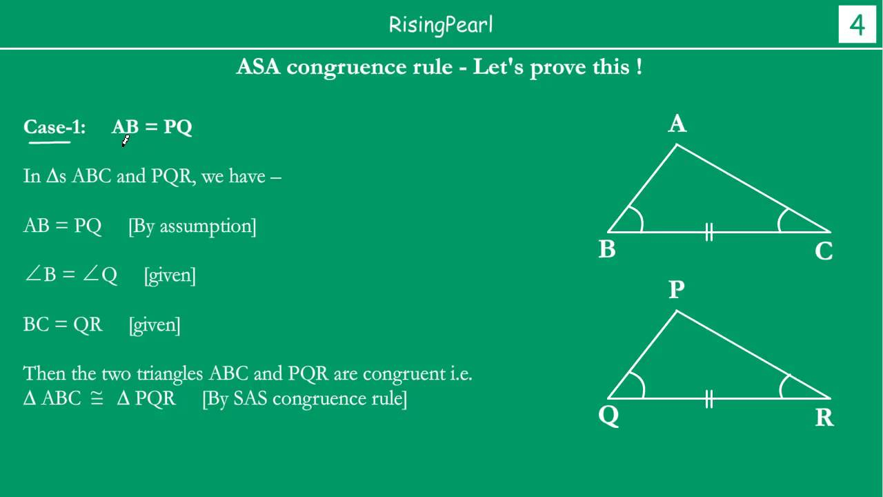 Aas And Asa Triangle Congruence Worksheet 5300