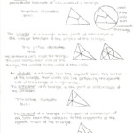 Bisectors Of Triangles Worksheet