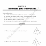 CBSE Class 7 Mental Maths Triangles And Properties Worksheet