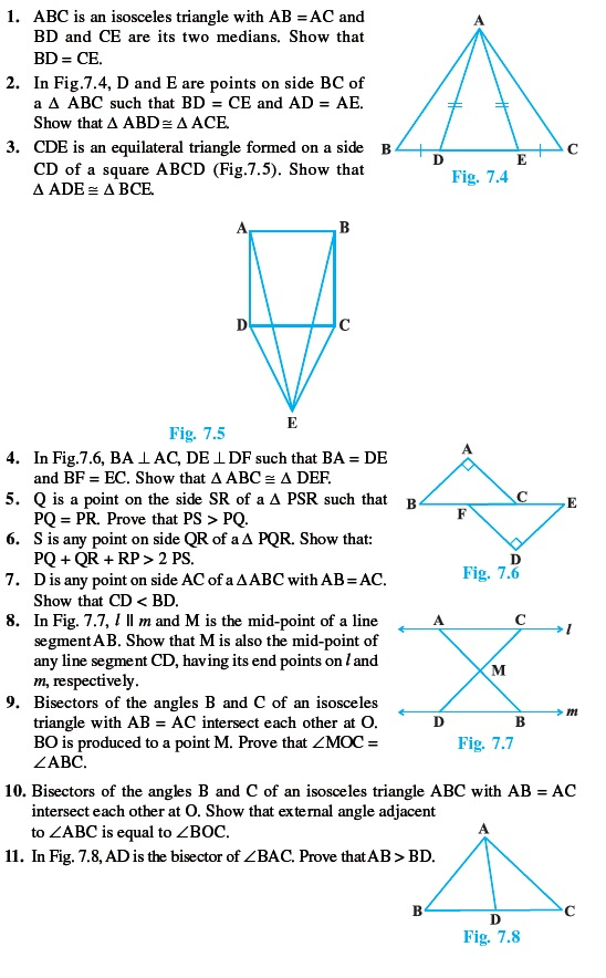 Class 9 Important Questions For Maths Triangles