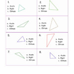 Classifying Triangles Worksheet With Answer Key Db excel