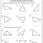 Classifying Triangles Worksheets Math Monks