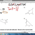 Common Core Math Right Triangle Trigonometry Finding Missing Angles