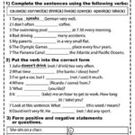 Complete The Sentences Simple Present Worksheets PDF Simple