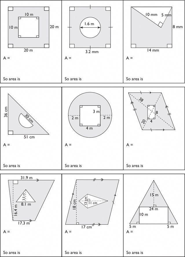 Compound Shapes Worksheet Answer Key Worksheets On Posite Figures