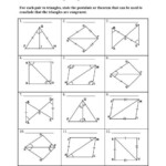 Congruence And Triangles Worksheet Answers