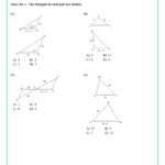 Congruent Triangles Worksheet Grade 9 35 Images Congruent Triangles