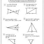 Congruent Triangles Worksheets Math Monks