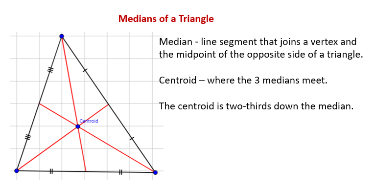 Construct The Median Of A Triangle solutions Examples Worksheets