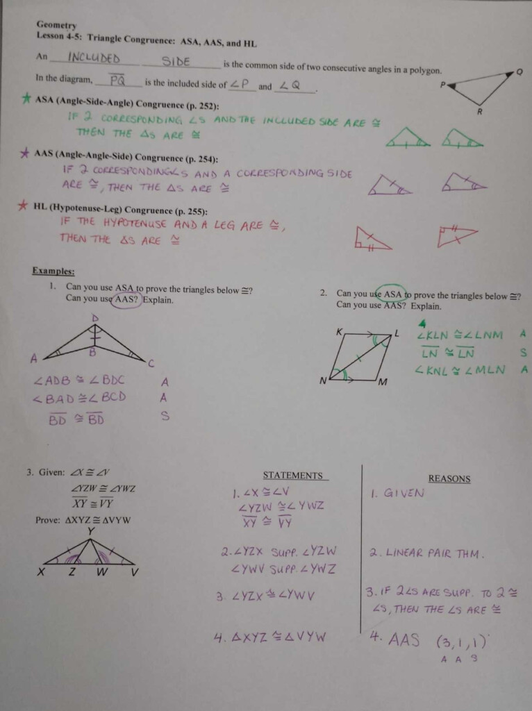 Cpctc Proofs Worksheet With Answers Soccerphysicsonline Db excel