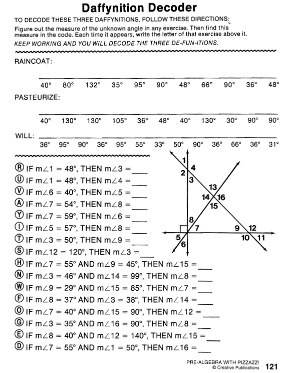 Daffynition Decoder Math Worksheet Answer Key Waltery Learning 