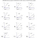 Find Complementary Angles Worksheets Geometry Worksheets Angles