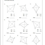 Find The Area Of Each Kite Geometry Worksheets Triangle Worksheet