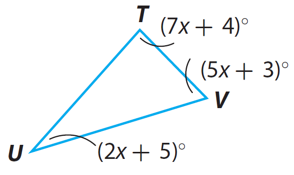 Finding Missing Angle Measures In Triangles Worksheet