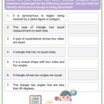 Finding The Area Of Triangle Quadrilaterals 6th Grade Math Worksheets