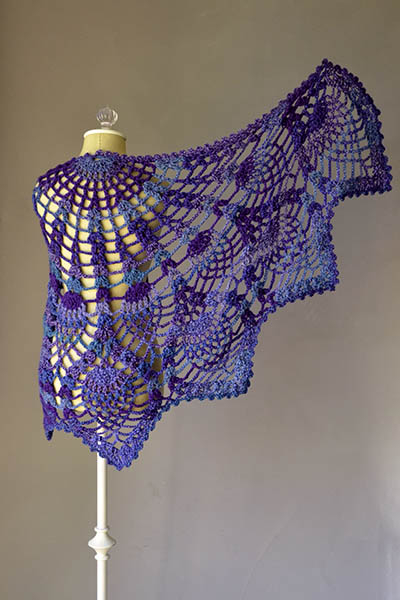 Free Pineapple Stitch Shawl Crochet Pattern Archives Crochet Kingdom 