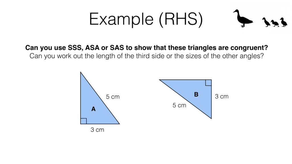 G5a Congruence Criteria For Triangles SSS SAS ASA RHS 