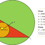 Geometry Problem 1438 Triangle Incenter Centroid Circumcenter