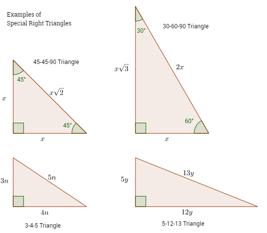 Geometry Solving Right Triangles Worksheet Answers With Work Example 