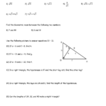 Geometry Worksheet 8 1 Geometric Mean Semanario Worksheet For Student