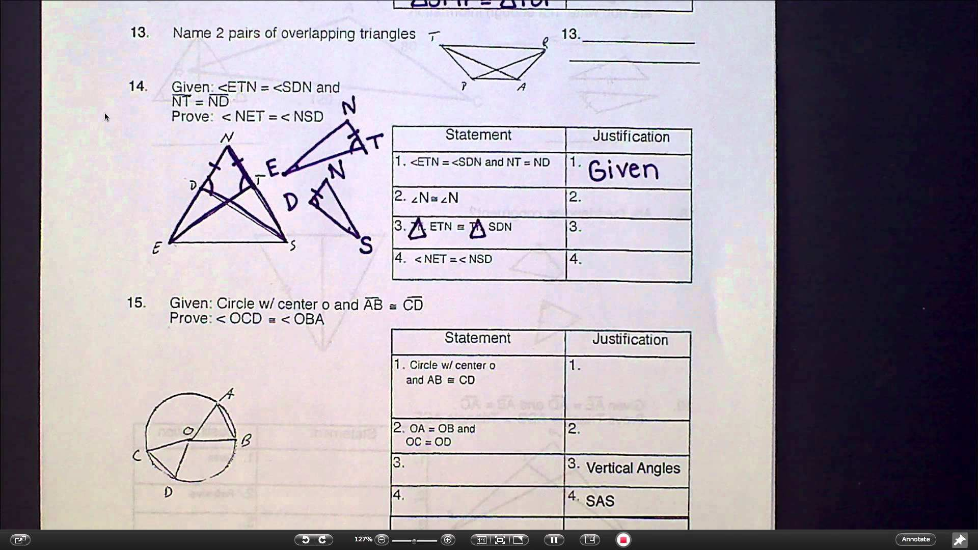 homework 4 congruent triangles answers