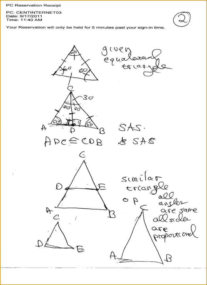 Geometry Worksheet Congruent Triangles Sss And Sas Answers Db excel