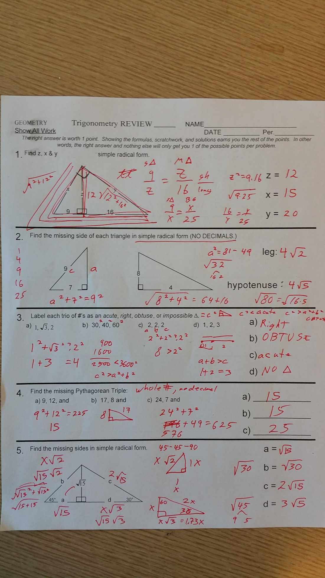 Geometry Worksheet Congruent Triangles Sss And Sas Answers