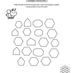 Hexagon Worksheets Math Monks